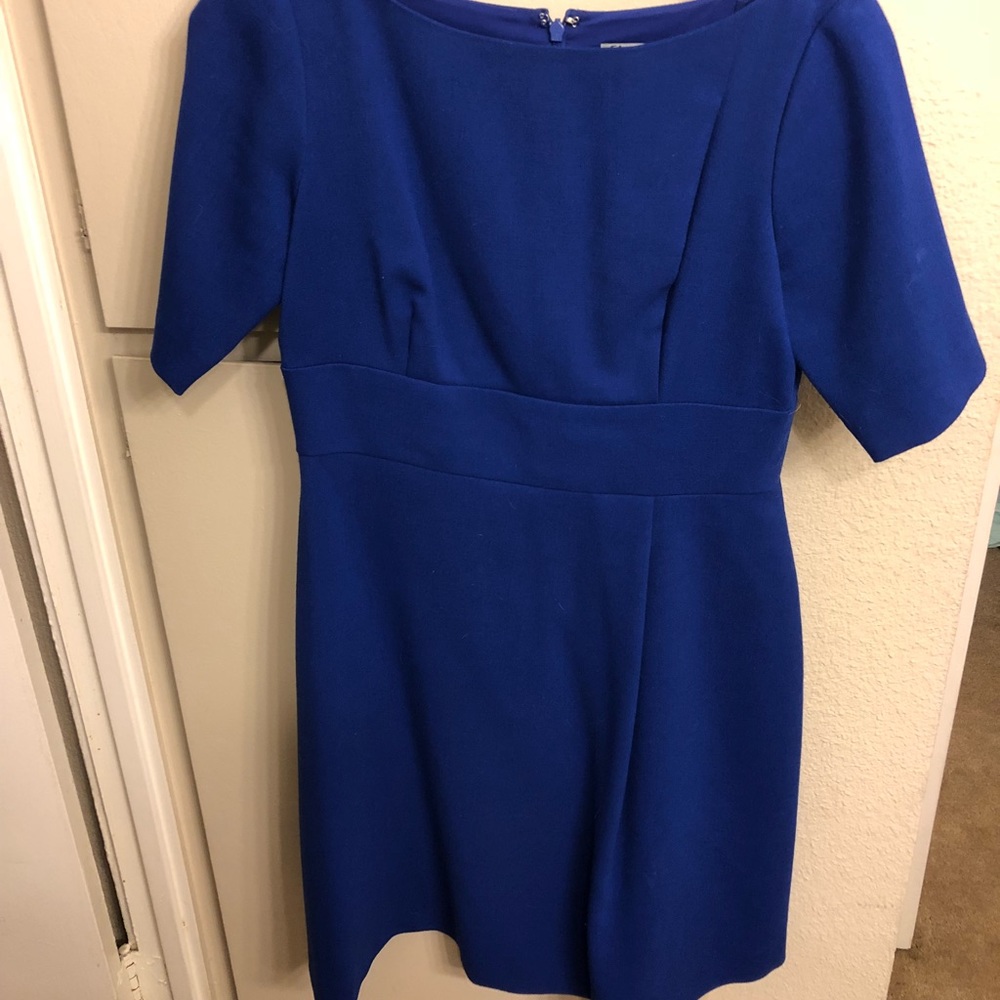 Blue medium sleeve dress